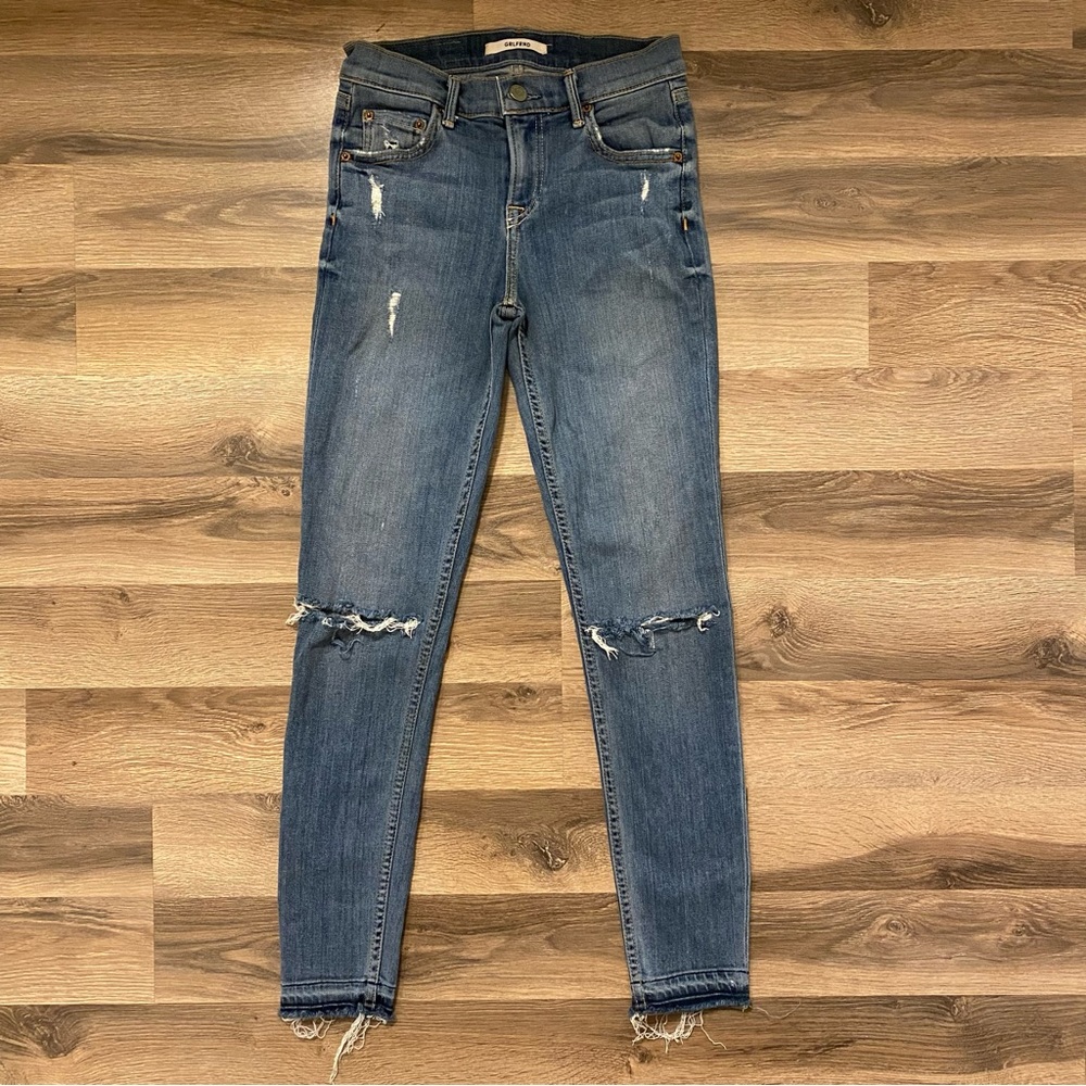 Grlfrnd Distressed Candice Skinny Jeans